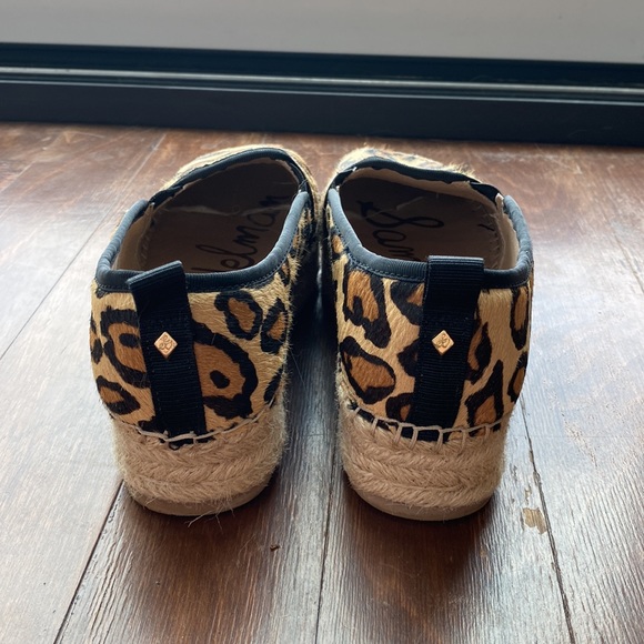 Unique Sam Edelman Hair on Hide Animal Printed Espridrilles Sz: 7 - Picture 3 of 4